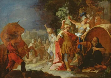 Alexander der Große (356-323 v. Chr.) und Diogenes (ca. 400-325 v. Chr.)